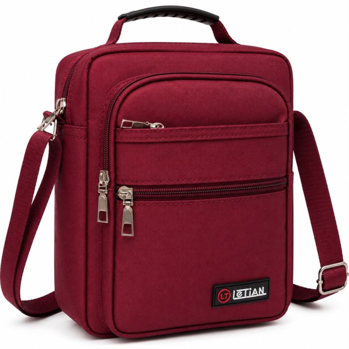 Crossbody para Caballero Multi Compartimentos con Asa