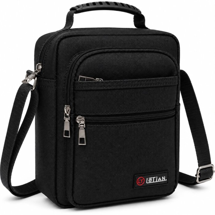 Crossbody para Caballero Multi Compartimentos con Asa