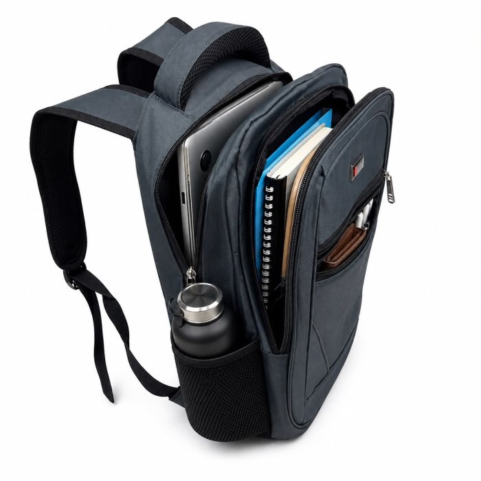 Mochila Juvenil Unisex Multi Compartimentos