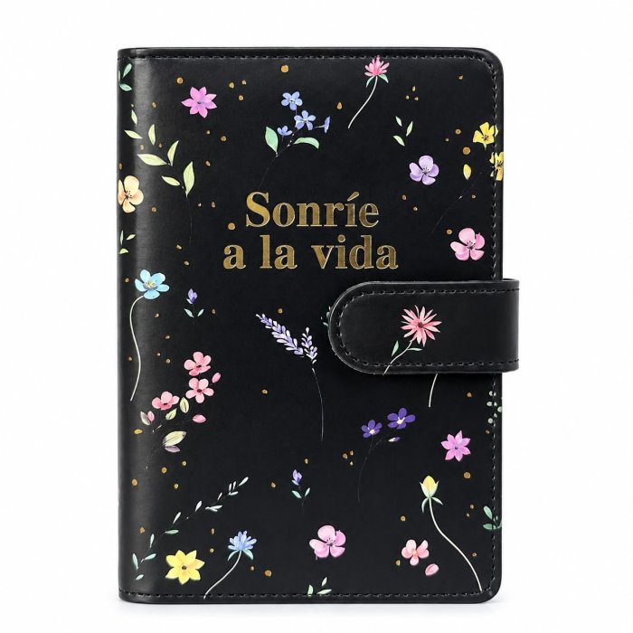 Agenda Financiera A6 con Sistema de Sobres y 6 Argollas