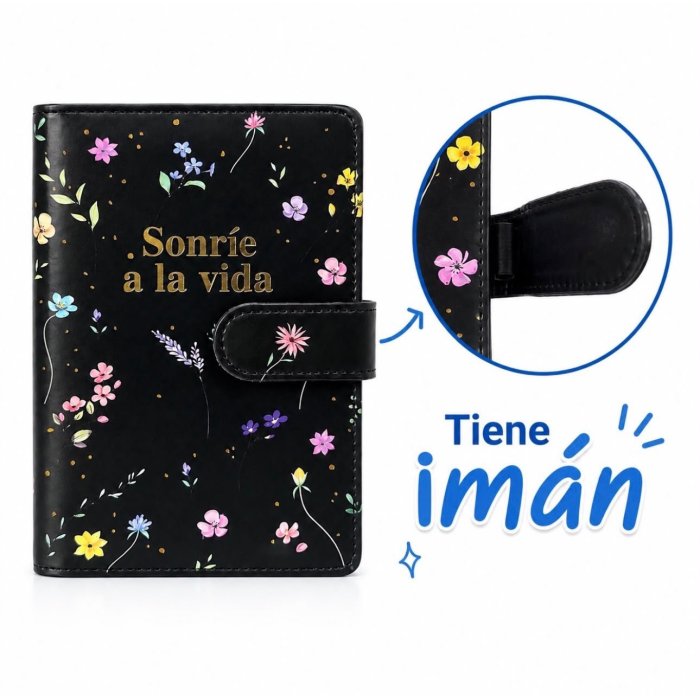 Agenda Financiera A6 con Sistema de Sobres y 6 Argollas