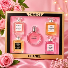 Set de 5 Mini Fragancias para Mujer – Presentación de Regalo