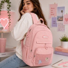 Mochila Juvenil Casual de Gran Capacidad 45 cm