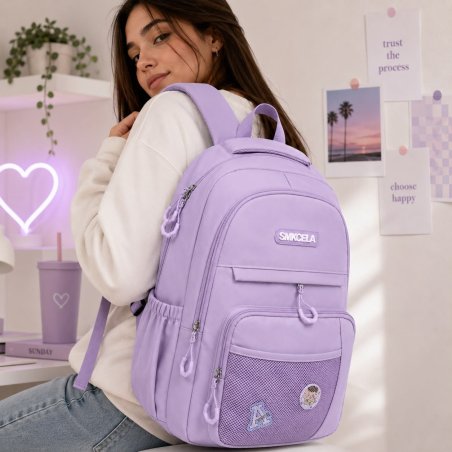 Mochila Juvenil Casual de Gran Capacidad 45 cm