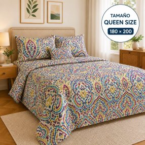 Juego de Sábanas king size 4 Piezas con Fundas para Almohada
