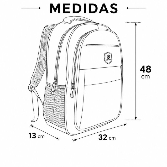Mochila Unisex de Gran Capacidad para Escuela y Oficina