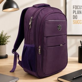 Mochila Unisex de Gran Capacidad para Escuela y Oficina
