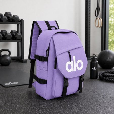 Mochila Juvenil Casual con Broches y Gran Capacidad