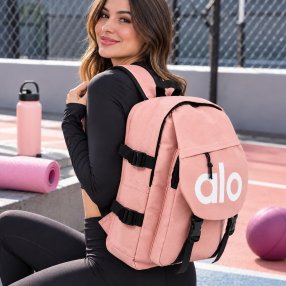 Mochila Juvenil Casual con Broches y Gran Capacidad