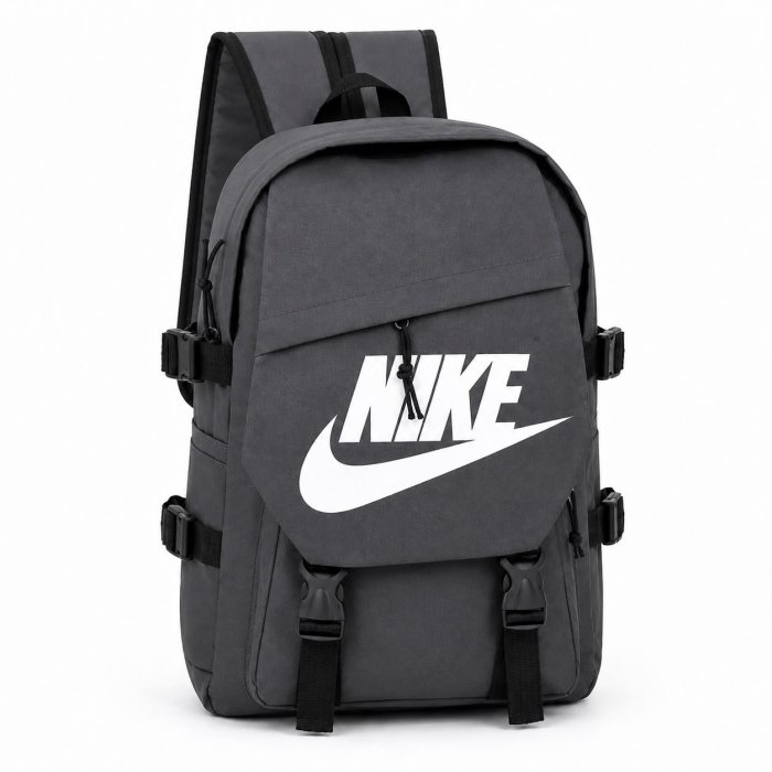 Mochila Juvenil Casual con Broches y Gran Capacidad