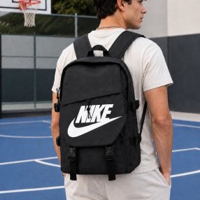 Mochila Juvenil Casual con Broches y Gran Capacidad