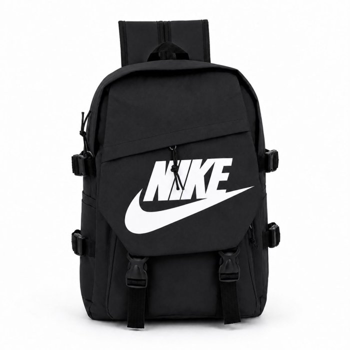 Mochila Juvenil Casual con Broches y Gran Capacidad