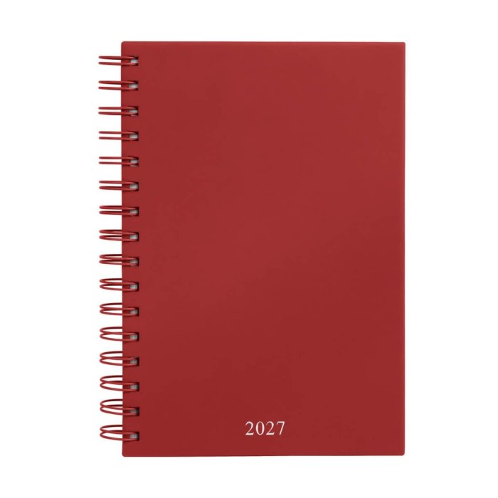 Agenda 2027 de Espiral con Bolígrafo y Caja