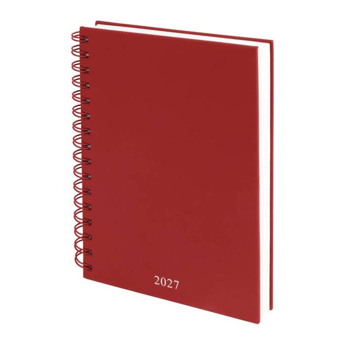 Agenda 2027 de Espiral con Bolígrafo y Caja