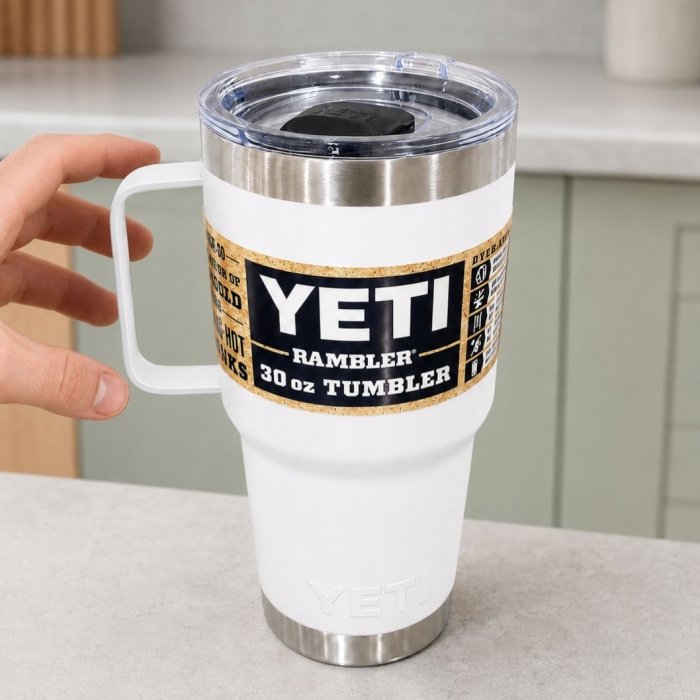 Termo YETI Rambler 30 oz con Asa – 887 ml