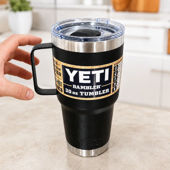 Termo YETI Rambler 30 oz con Asa – 887 ml
