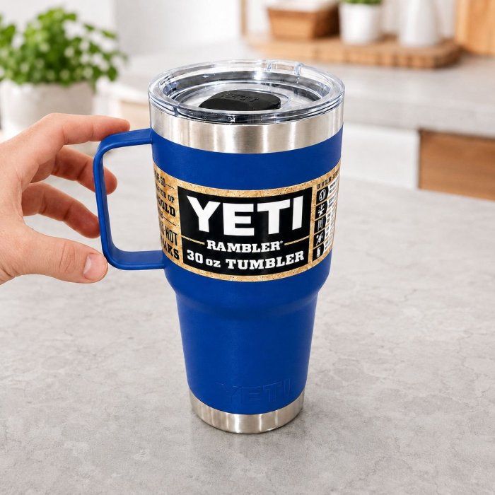 Termo YETI Rambler 30 oz con Asa – 887 ml