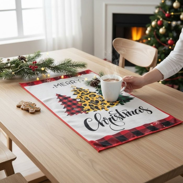 Media Docena Toallas Navideñas 40x60 cm – 6 Piezas Surtidas