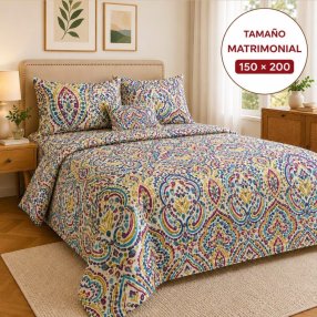 Juego de Sábanas Matrimonial 4 Piezas 150x200 cm