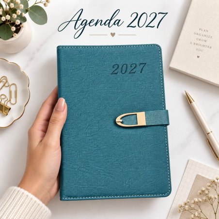 Agenda 2027 en Español con Broche Magnético
