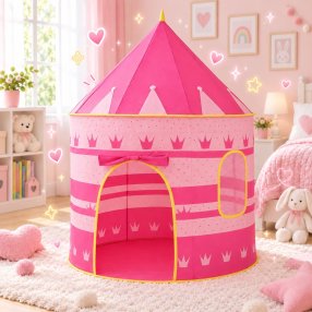 Casita de Campaña Infantil Tipo Castillo 105x135 cm