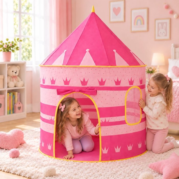 Casita de Campaña Infantil Tipo Castillo 105x135 cm