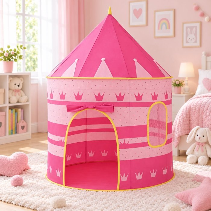 Casita de Campaña Infantil Tipo Castillo 105x135 cm