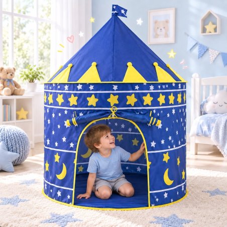 Casita de Campaña Infantil Tipo Castillo 105x135 cm