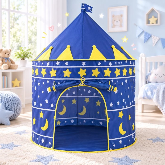 Casita de Campaña Infantil Tipo Castillo 105x135 cm