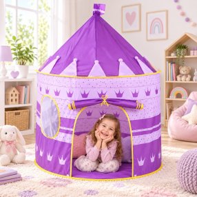 Casita de Campaña Infantil Tipo Castillo 105x135 cm