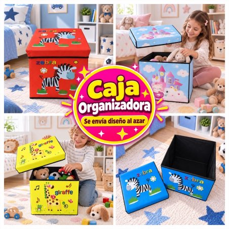 Caja Infantil Organizadora con Diseño – Color Surtido