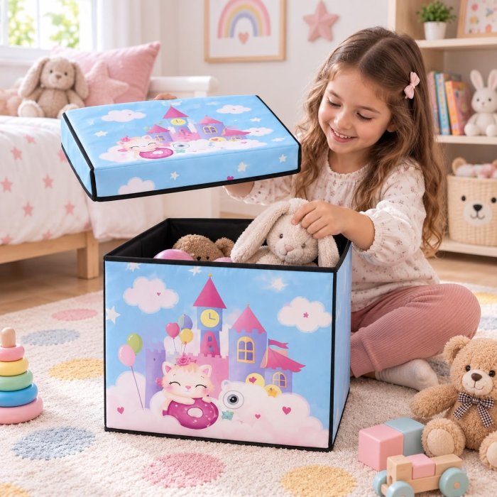 Caja Infantil Organizadora con Diseño – Color Surtido