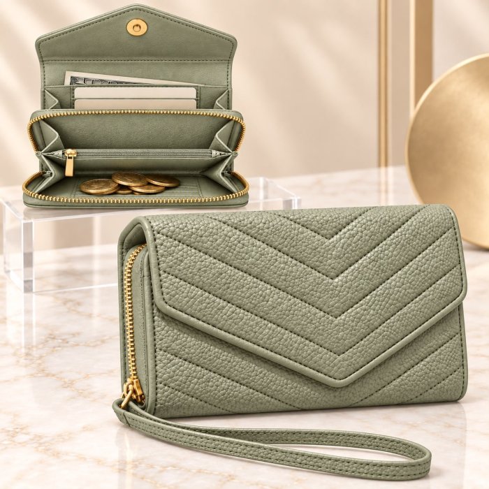 Cartera para Dama Elegante y Funcional 17.5 cm