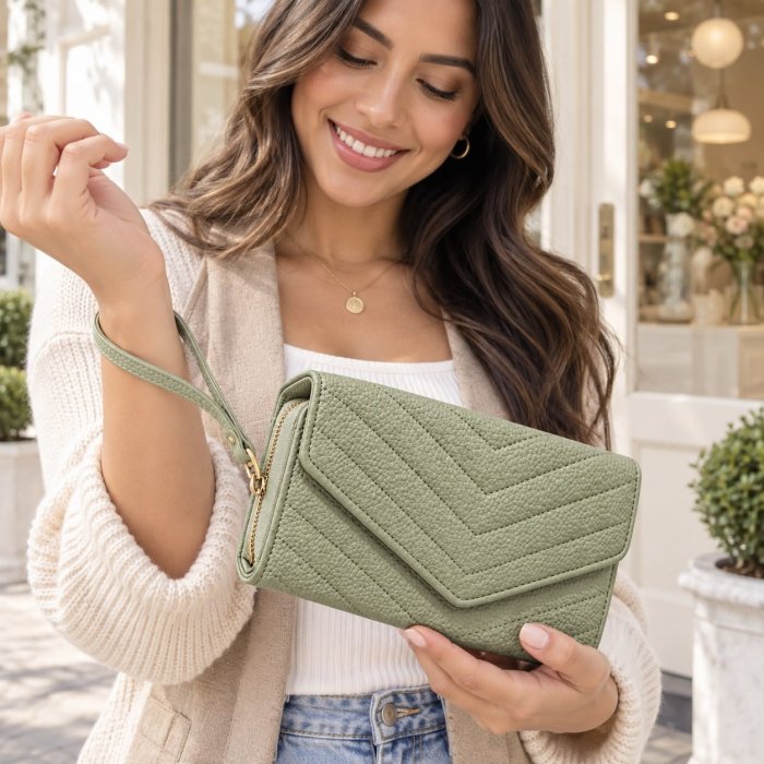 Cartera para Dama Elegante y Funcional 17.5 cm