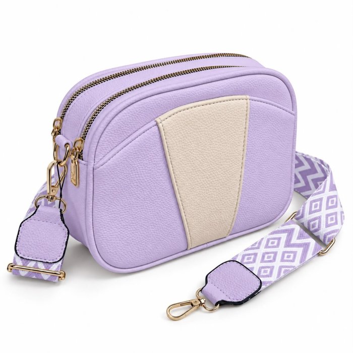 Crossbody para Dama con Correa Ancha 23x7x17 cm