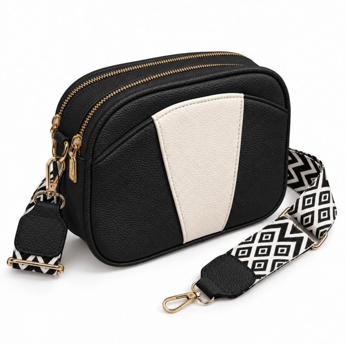 Crossbody para Dama con Correa Ancha 23x7x17 cm