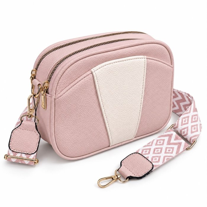 Crossbody para Dama con Correa Ancha 23x7x17 cm