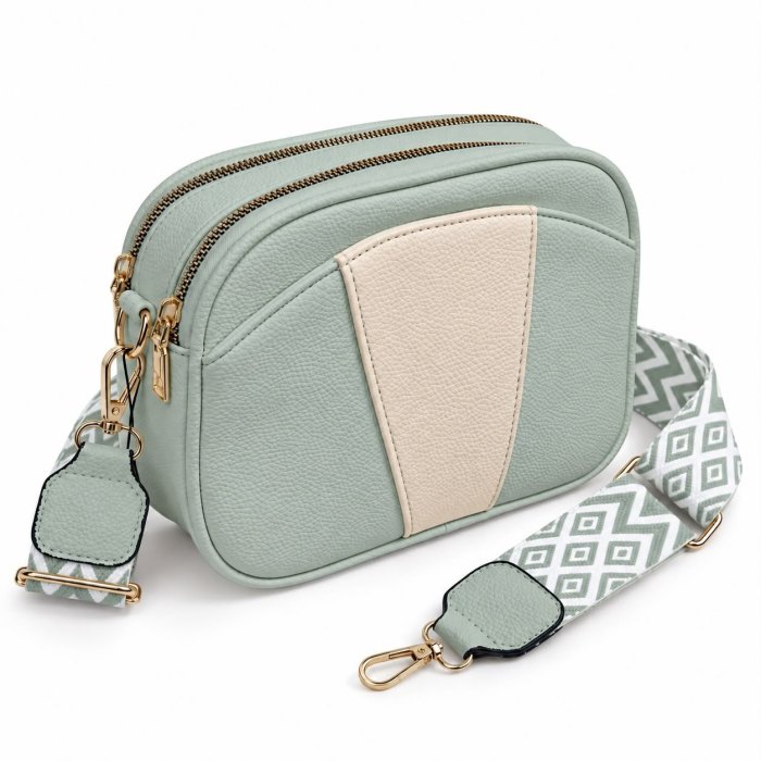 Crossbody para Dama con Correa Ancha 23x7x17 cm