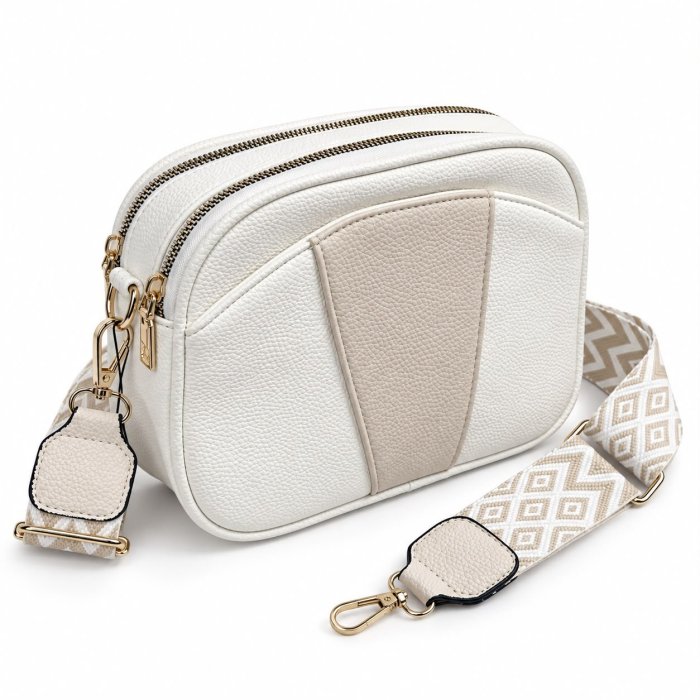 Crossbody para Dama con Correa Ancha 23x7x17 cm