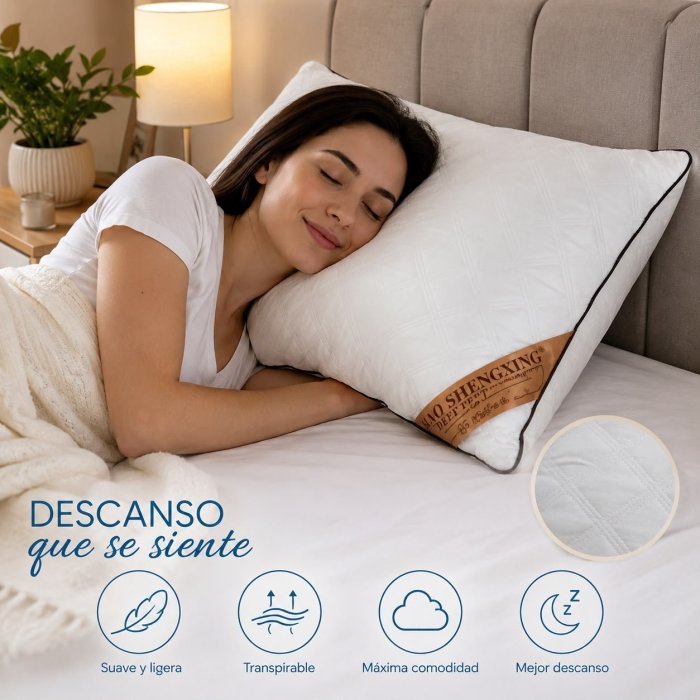 Almohada Premium Acolchada para Descanso