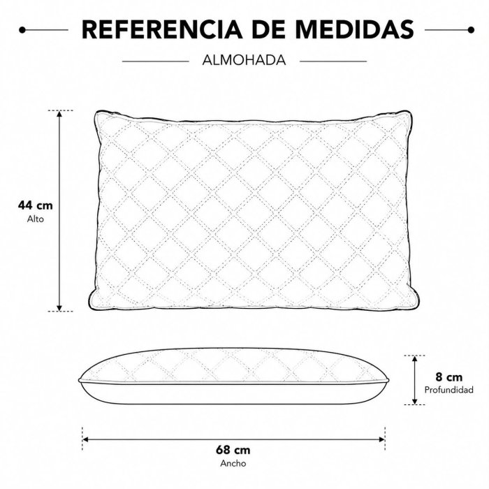 Almohada Premium Acolchada para Descanso