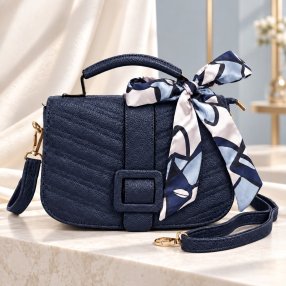 Crossbody Dama Elegance con Mascada 25x8.5x16 cm