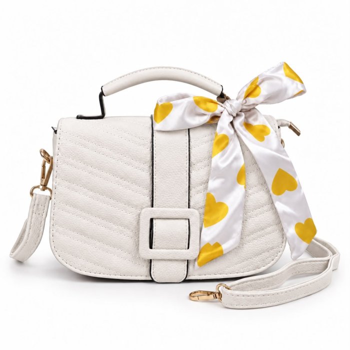 Crossbody Dama Elegance con Mascada 25x8.5x16 cm