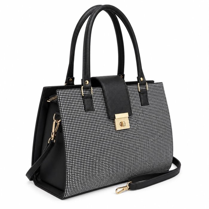 Bolsa Dama Ejecutiva Texturizada 32x13x26 cm