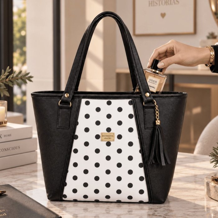 Bolsa Dama Polka Dots