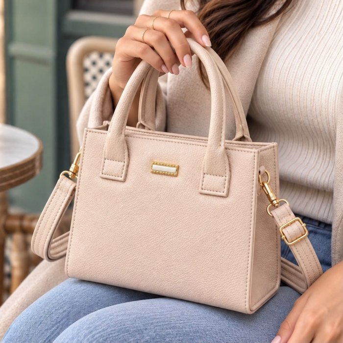 Bolsa Dama Mini Ejecutiva con Correa 23x6x16.5 cm