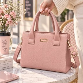 Bolsa Dama Mini Ejecutiva con Correa 23x6x16.5 cm