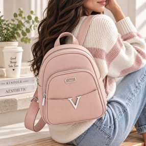 Mochila Dama Juvenil Rose Girl 24x9x29 cm