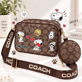 Crossbody Dama con Monedero y Diseño de Personaje 21x8x16 cm