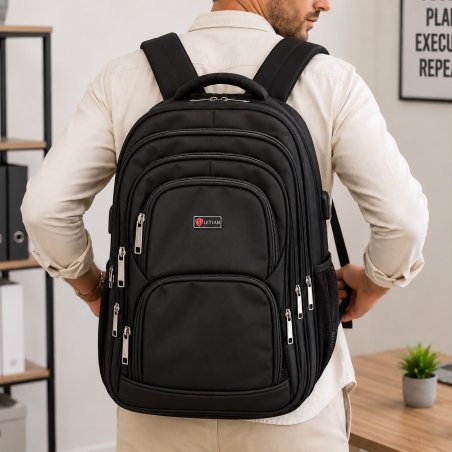 Mochila Juvenil de Gran Capacidad Multi Compartimentos